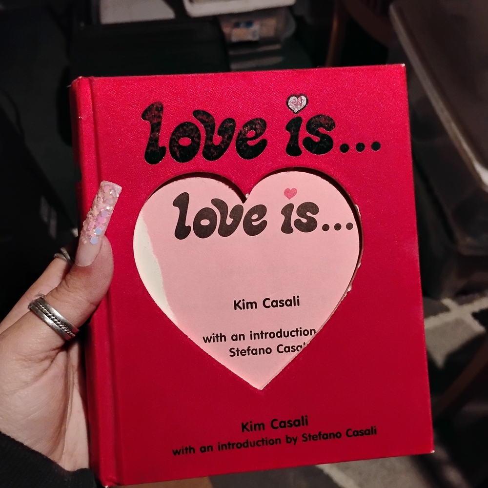Red 'Love Is' Book by Kim Casali